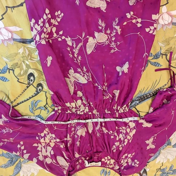 Yumi Kim butterfly print silk dress xs - Picture 3 of 6